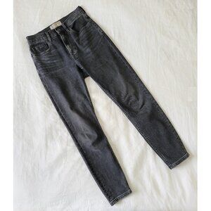 NWOT Everlane high rise jean in washed black